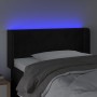 Black velvet headboard with LED 93x16x78/88 cm by vidaXL, Headboards and footboards - Ref: Foro24-3122994, Price: 60,67 €, Di...