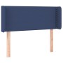 Blue fabric headboard with LED 103x16x78/88 cm by vidaXL, Headboards and footboards - Ref: Foro24-3123092, Price: 54,99 €, Di...