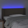 Kopfteil mit LED aus taupegrauem Stoff 103x16x78/88 cm von vidaXL, Kopf- und Fußteile - Ref: Foro24-3123090, Preis: 59,70 €, ...