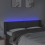 Kopfteil aus dunkelgrauem Stoff mit LED 147x16x78/88 cm von vidaXL, Kopf- und Fußteile - Ref: Foro24-3123095, Preis: 74,46 €,...