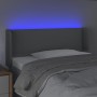 Cabecero con LED de tela gris claro 83x16x78/88 cm de vidaXL, Cabeceros y pies de cama - Ref: Foro24-3123070, Precio: 54,79 €...