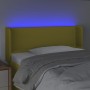 Green fabric headboard with LED 103x16x78/88 cm by vidaXL, Headboards and footboards - Ref: Foro24-3123093, Price: 44,30 €, D...