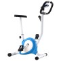 Bicicleta estática con resistencia de cinta azul de vidaXL, Bicicletas estáticas - Ref: Foro24-92010, Precio: 116,64 €, Descu...