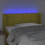 Headboard with LED in green fabric 93x16x78/88 cm by vidaXL, Headboards and footboards - Ref: Foro24-3123225, Price: 49,01 €,...