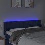 Cabecero con LED de tela azul 147x16x78/88 cm de vidaXL, Cabeceros y pies de cama - Ref: Foro24-3123240, Precio: 72,53 €, Des...