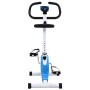 Bicicleta estática con resistencia de cinta azul de vidaXL, Bicicletas estáticas - Ref: Foro24-92010, Precio: 116,64 €, Descu...