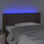 Kopfteil mit LED aus taupegrauem Stoff 103x16x78/88 cm von vidaXL, Kopf- und Fußteile - Ref: Foro24-3123370, Preis: 61,19 €, ...