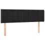 Black velvet headboard with LED 147x16x78/88 cm by vidaXL, Headboards and footboards - Ref: Foro24-3123286, Price: 77,32 €, D...