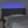 Cabecero con LED de tela gris oscuro 83x16x78/88 cm de vidaXL, Cabeceros y pies de cama - Ref: Foro24-3123351, Precio: 53,99 ...