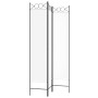 Divider screen with 3 white fabric panels 120x200 cm by vidaXL, Room dividers - Ref: Foro24-350146, Price: 39,48 €, Discount: %