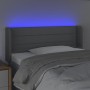 Hellgraues Stoffkopfteil mit LED 103x16x78/88 cm von vidaXL, Kopf- und Fußteile - Ref: Foro24-3123366, Preis: 67,76 €, Rabatt: %