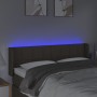 Kopfteil mit LED aus taupegrauem Stoff 147x16x78/88 cm von vidaXL, Kopf- und Fußteile - Ref: Foro24-3123238, Preis: 76,57 €, ...