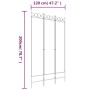 Divider screen with 3 white fabric panels 120x200 cm by vidaXL, Room dividers - Ref: Foro24-350146, Price: 39,48 €, Discount: %