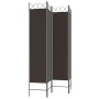 Divider screen with 4 brown fabric panels 160x200 cm by vidaXL, Room dividers - Ref: Foro24-350151, Price: 36,74 €, Discount: %