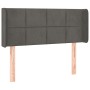 Dark gray velvet headboard with LED 93x16x78/88 cm by vidaXL, Headboards and footboards - Ref: Foro24-3123273, Price: 57,75 €...