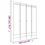 Biombo divisor de 4 paneles de tela marrón 160x200 cm de vidaXL, Divisores de ambientes - Ref: Foro24-350151, Precio: 36,74 €...