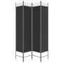 4-panel black fabric room divider screen 160x200 cm by vidaXL, Room dividers - Ref: Foro24-350153, Price: 39,34 €, Discount: %