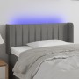 Dark gray fabric headboard with LED 103x16x78/88 cm by vidaXL, Headboards and footboards - Ref: Foro24-3123465, Price: 64,36 ...