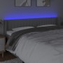 Light gray fabric headboard with LED 183x16x78/88 cm by vidaXL, Headboards and footboards - Ref: Foro24-3123488, Price: 89,19...