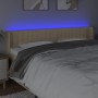 Cabecero con LED de tela crema 183x16x78/88 cm de vidaXL, Cabeceros y pies de cama - Ref: Foro24-3123493, Precio: 79,27 €, De...