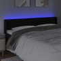 Cabecero con LED de terciopelo negro 183x16x78/88 cm de vidaXL, Cabeceros y pies de cama - Ref: Foro24-3123536, Precio: 79,47...