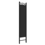 Black fabric room divider with 5 panels, 200x200 cm. by vidaXL, Room dividers - Ref: Foro24-350157, Price: 39,65 €, Discount: %