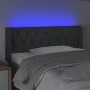 Dark gray fabric headboard with LED 103x16x78/88 cm by vidaXL, Headboards and footboards - Ref: Foro24-3123563, Price: 56,65 ...