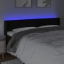 Cabecero con LED de terciopelo negro 203x16x78/88 cm de vidaXL, Cabeceros y pies de cama - Ref: Foro24-3123542, Precio: 85,12...