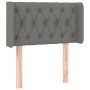 Dark gray fabric headboard with LED 83x16x78/88 cm by vidaXL, Headboards and footboards - Ref: Foro24-3123547, Price: 69,99 €...