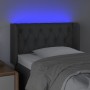 Dark gray fabric headboard with LED 83x16x78/88 cm by vidaXL, Headboards and footboards - Ref: Foro24-3123547, Price: 69,99 €...