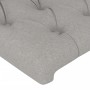 Light gray fabric headboard with LED 103x16x78/88 cm by vidaXL, Headboards and footboards - Ref: Foro24-3123562, Price: 71,47...