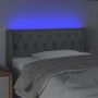 Kopfteil aus hellgrauem Stoff mit LED 93x16x78/88 cm von vidaXL, Kopf- und Fußteile - Ref: Foro24-3123554, Preis: 75,99 €, Ra...