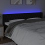 Cabecero con LED de tela negro 203x16x78/88 cm de vidaXL, Cabeceros y pies de cama - Ref: Foro24-3123596, Precio: 85,66 €, De...