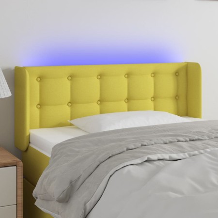 Kopfteil aus grünem Stoff mit LED 83x16x78/88 cm von vidaXL, Kopf- und Fußteile - Ref: Foro24-3123651, Preis: 49,05 €, Rabatt: %