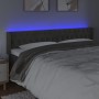 Dark gray velvet headboard with LED 203x16x78/88 cm by vidaXL, Headboards and footboards - Ref: Foro24-3123639, Price: 88,32 ...