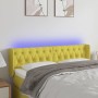 Green fabric headboard with LED 163x16x78/88 cm by vidaXL, Headboards and footboards - Ref: Foro24-3123585, Price: 78,99 €, D...