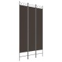 Brown fabric 3-panel divider screen 120x220 cm by vidaXL, Room dividers - Ref: Foro24-350163, Price: 32,74 €, Discount: %