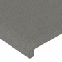 Dark gray fabric headboard with LED 83x16x118/128 cm by vidaXL, Headboards and footboards - Ref: Foro24-3123743, Price: 77,94...