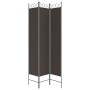 Brown fabric 3-panel divider screen 120x220 cm by vidaXL, Room dividers - Ref: Foro24-350163, Price: 32,74 €, Discount: %