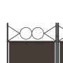 Brown fabric 3-panel divider screen 120x220 cm by vidaXL, Room dividers - Ref: Foro24-350163, Price: 32,74 €, Discount: %