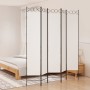 Divider screen with 5 white fabric panels 200x220 cm by vidaXL, Room dividers - Ref: Foro24-350170, Price: 55,61 €, Discount: %