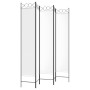 Divider screen with 5 white fabric panels 200x220 cm by vidaXL, Room dividers - Ref: Foro24-350170, Price: 55,61 €, Discount: %