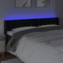 Cabecero con LED de terciopelo negro 163x16x78/88 cm de vidaXL, Cabeceros y pies de cama - Ref: Foro24-3123726, Precio: 83,41...