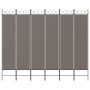 Six-panel room divider in anthracite gray fabric, 240x200 cm. by vidaXL, Room dividers - Ref: Foro24-350160, Price: 42,87 €, ...