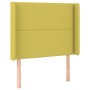 Green fabric headboard with LED 83x16x118/128 cm by vidaXL, Headboards and footboards - Ref: Foro24-3123889, Price: 71,29 €, ...