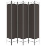 Divider screen with 6 brown fabric panels 240x220 cm by vidaXL, Room dividers - Ref: Foro24-350175, Price: 51,99 €, Discount: %