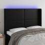 Kopfteil mit LED, schwarzem Kunstleder, 147 x 16 x 118/128 cm von vidaXL, Kopf- und Fußteile - Ref: Foro24-3123858, Preis: 12...