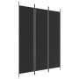 Three-panel black fabric room divider screen 150x200 cm by vidaXL, Room dividers - Ref: Foro24-350181, Price: 46,25 €, Discou...