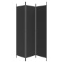 Three-panel black fabric room divider screen 150x200 cm by vidaXL, Room dividers - Ref: Foro24-350181, Price: 46,25 €, Discou...