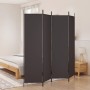 Four-panel brown fabric room divider 200x200 cm by vidaXL, Room dividers - Ref: Foro24-350183, Price: 36,53 €, Discount: %